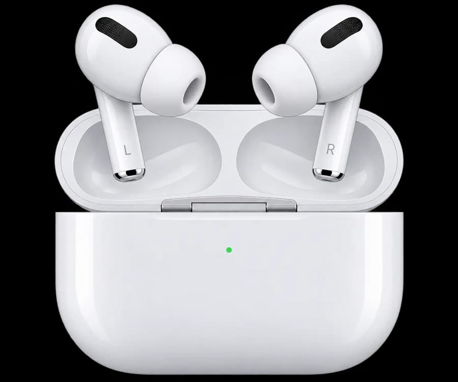 Earbuds in their case