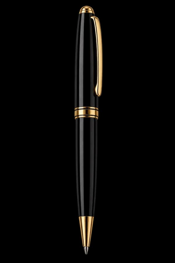 A black and gold pen